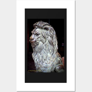 Bronze lion Posters and Art